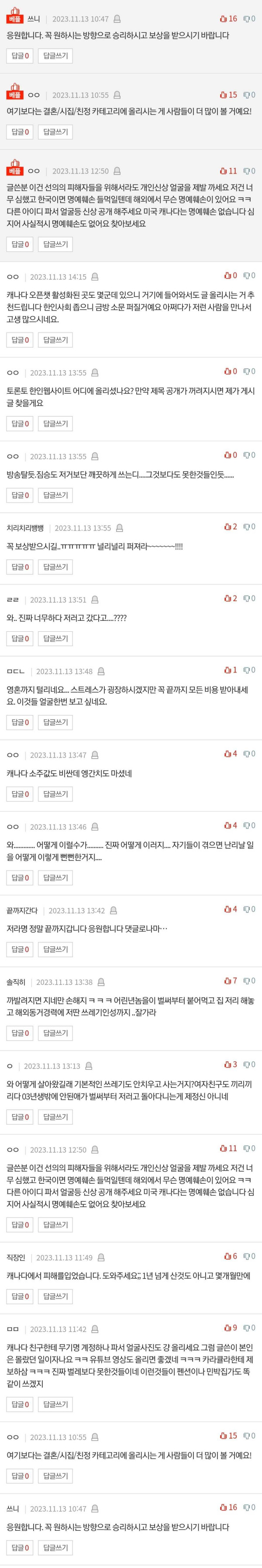 캐나다에서 한국인에게 집 렌트해줬다가 일어난 상황